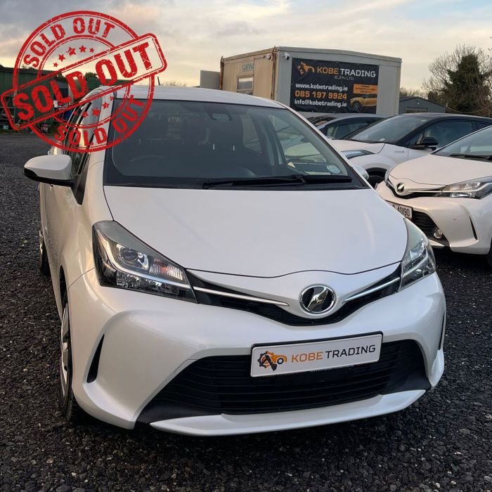 Toyota Vitz White 2016 🚗1.3 Automatic Patrol. Only 9650km